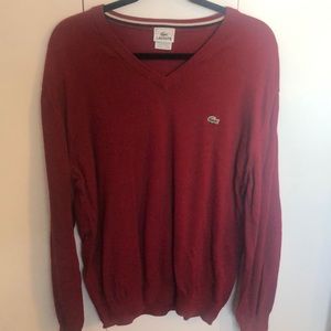 Red Lacoste Sweater